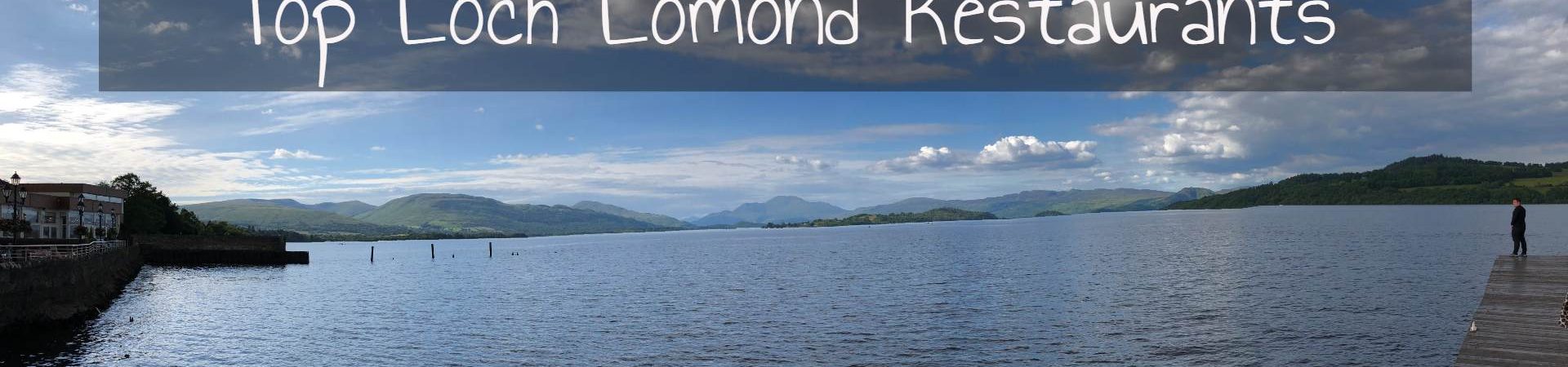 View out over Loch Lomond from The Duck Bay Marina Restaurant