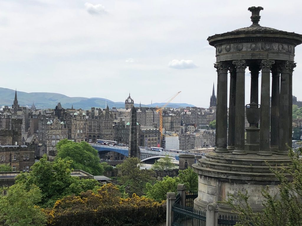 Calton Hill views of Edinburgh