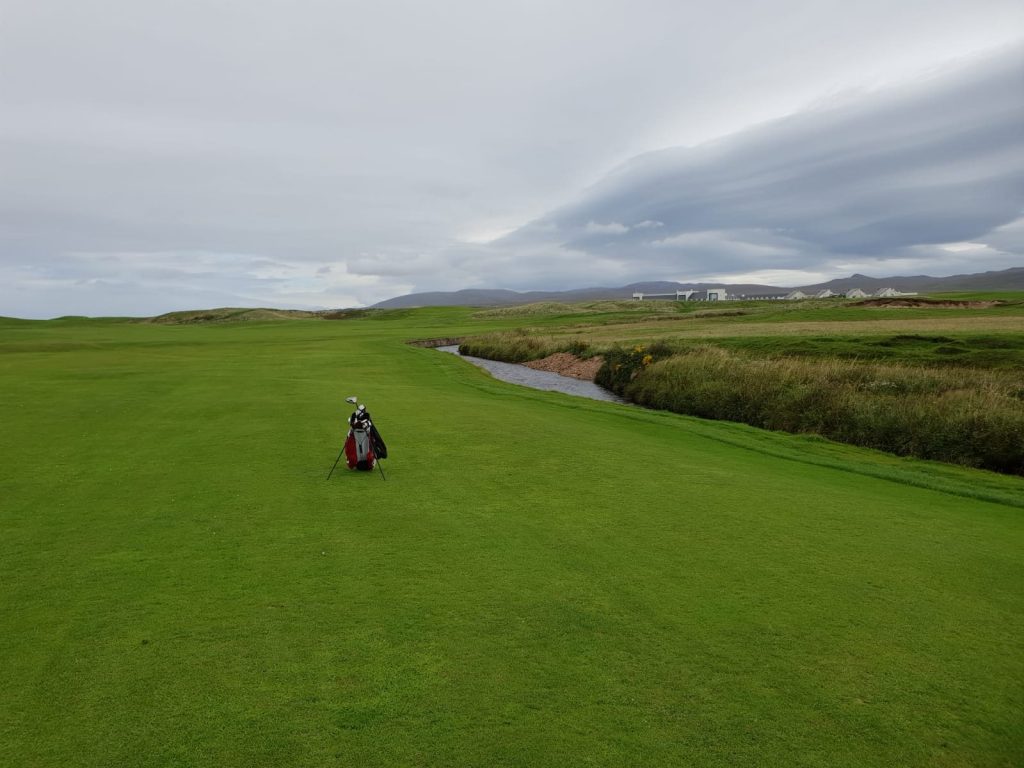 Machrie Golf Course by the sea in Islay