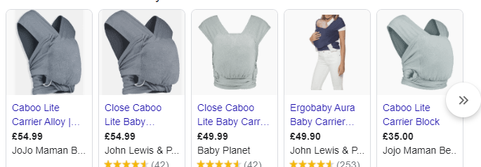 Caboo lite baby carrier google search images